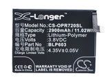 Battery for OPPO R7S BLP603 3.8V Li-Polymer 2900mAh / 11.02Wh