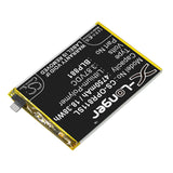 Battery for OPPO Reno 5K BLP881 3.87V Li-Polymer 4750mAh / 18.38Wh