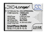 Battery for OPPO R830S BLP565 3.8V Li-ion 1900mAh / 7.22Wh