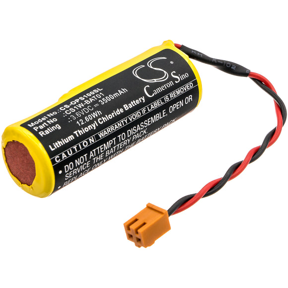 Battery for Panasonic VR8 ER6VCT 3.6V Li-SOCl2 3500mAh / 12.60Wh