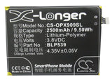Battery for OPPO X909 BLP539 3.8V Li-Polymer 2500mAh / 9.50Wh