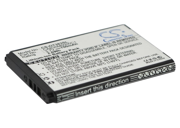 Battery for Alcatel One Touch 660A B-U8C, CAB2170000C1, CAB2170000C2, CAB217000C