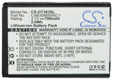 Battery for Alcatel One Touch 508A B-U8C, CAB2170000C1, CAB2170000C2, CAB217000C
