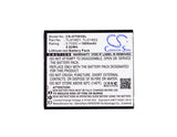 Battery for TCL One Touch Pop 3 (5) 4G TLi018D1, TLi018D2 3.7V Li-ion 1600mAh / 