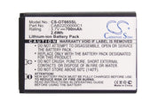 Battery for Alcatel OT-2010X CAB22B0000C1, CAB22D0000C1 3.7V Li-ion 700mAh / 2.5