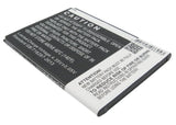 Battery for TCL J720 TLi019B2, TLi020F1, TLi020G1 3.8V Li-ion 2000mAh / 7.60Wh
