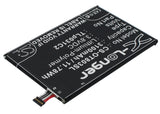 Battery for Alcatel One Touch M812C TLP031C1, TLp031C2 3.8V Li-Polymer 3100mAh /