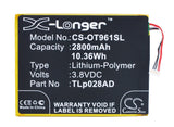 Battery for Alcatel One Touch Pixi 7 TLP028AC, TLp028AD, TLp034B 3.8V Li-Polymer