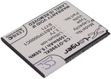 Battery for Alcatel OT-908F BY71, CAB31P0000C1, CAB31P0001C1, TB-4T0058200 3.7V 