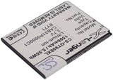 Battery for Alcatel OT-990M BY71, CAB31P0000C1, CAB31P0001C1, TB-4T0058200 3.7V 