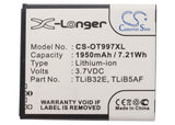 Battery for TCL MW40CJ TLiB5AF 3.7V Li-ion 1950mAh / 7.22Wh