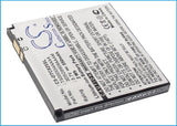Battery for Alcatel One Touch C825 3DSO9909AAAM, B-K7, T5000554AAAA 3.7V Li-ion 