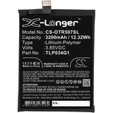 Battery for Alcatel OT-5007S  TLP034G1 3.85V Li-Polymer 3200mAh / 12.32Wh