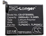Battery for Alcatel 5046G C2400007C2, CAC2400011C1, TLP024C1, TLP024C2, TLP024CC