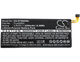 Battery for Blackberry STH100-2 TLp026E2 3.8V Li-Polymer 2200mAh / 8.36Wh