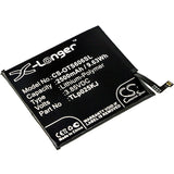 Battery for Alcatel OT-6060S  TLp025K1, TLp025KJ 3.85V Li-Polymer 2500mAh / 9.63