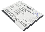 Battery for TCL S606 CAB1500008C1, TLiB4AD 3.7V Li-ion 1500mAh / 5.55Wh