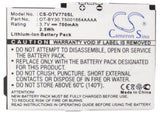 Battery for Alcatel One Touch V770A B-Lava, CAB30C0000C1, OT-BY30, T5001664AAAA 