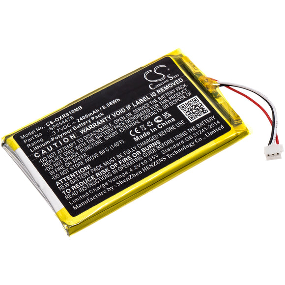 Battery for Infant Optics DXR-8 Pro  SP554478 3.7V Li-Polymer 2400mAh / 8.88Wh