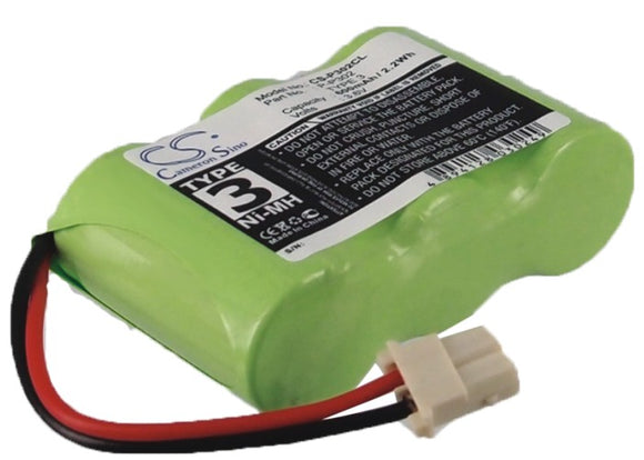 Battery for GE 29514 AN8526, BT10 3.6V Ni-MH 600mAh / 2.16Wh