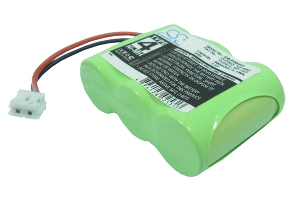 Battery for V TECH TZ2551 80-5074-00 3.6V Ni-MH 600mAh / 2.16Wh