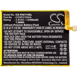Battery for Panasonic P11 COSP2100AA 3.8V Li-Polymer 2100mAh / 7.98Wh