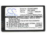 Battery for Parrot Night PF070238, Rolling Spider 3.7V Li-Polymer 550mAh / 2.04W