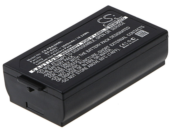 Battery for Brother PT-H300LI BA-E001, PJ7 7.4V Li-ion 2600mAh / 19.24Wh