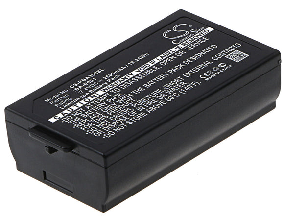Battery for Brother P-touch H300-LI BA-E001, PJ7 7.4V Li-ion 2600mAh / 19.24Wh