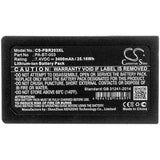 Battery for Brother RJ-2050 PA-BT-003 7.4V Li-ion 3400mAh / 25.16Wh