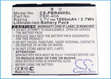 Battery for Pantech Laser P9050 5HTB0102B0A, PBR-40A 3.7V Li-ion 1000mAh