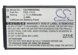Battery for Audiovox CDM-8964 BTR7B 3.7V Li-ion 650mAh / 2.4Wh