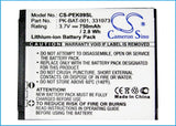 Battery for Peek Pronto 331073, PK-BAT-001 3.7V Li-ion 750mAh