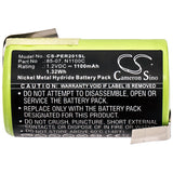 Battery for Panasonic ER201 85-07, N1100C 1.2V Ni-MH 1100mAh / 1.32Wh