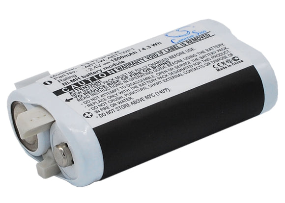 Battery for Pure Flip Video Ultra U1120Y ABT1W, ABT1WP1 2.4V Ni-MH 1800mAh