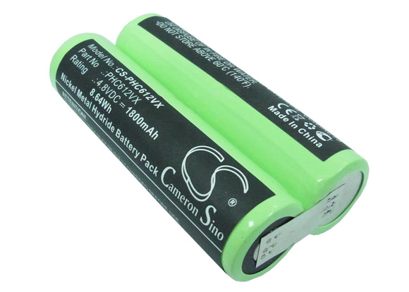 Battery for Philips FC6125 4.8V Ni-MH 1800mAh / 8.64Wh