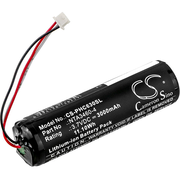 Battery for Philips Avent SCD620-26 NTA3459-4, NTA3460-4 3.7V Li-ion 3000mAh / 1