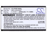 Battery for Philips X1561 AB3100AWMC, AB3100AWMT 3.7V Li-ion 3000mAh / 11.10Wh