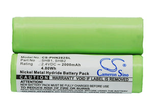 Battery for Braun 5504 2.4V Ni-MH 2000mAh / 4.80Wh