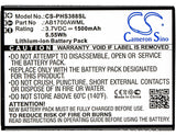 Battery for Philips S388 AB1700AWML 3.7V Li-ion 1500mAh / 5.55Wh