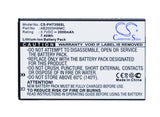 Battery for Philips CTW3568 AB2000HWMC 3.7V Li-ion 2000mAh / 7.40Wh