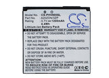 Battery for Philips Xenium V900 A20ZDN/3ZP 3.7V Li-ion 1200mAh