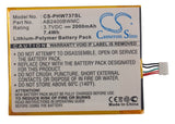 Battery for Philips CTW737NAY AB2400BWMC 3.7V Li-Polymer 2000mAh / 7.40Wh