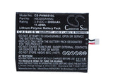 Battery for Philips W8510 AB3300AWMC 3.8V Li-Polymer 3000mAh / 11.40Wh