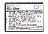 Battery for Philips Xenium W930 AB2000DWMC 3.7V Li-ion 1500mAh / 5.55Wh