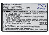 Battery for Philips Xenium X325 A20ZDX/3ZP 3.7V Li-ion 1000mAh