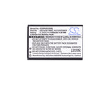 Battery for Philips Xenium X125 AB1050CWMC, AB1050FWMX 3.7V Li-ion 1100mAh / 4.0