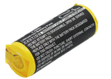 Battery for Panasonic Electronic toll collection BR-A, BR-A-TABS 3V Li-MnO2 1800