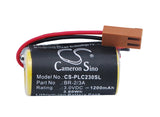Battery for Panasonic BR2/3A BR-2/3A 3V Li-MnO2 1200mAh / 3.60Wh