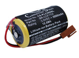 Battery for GE Fanuc CNC 16i A20B0130K106, A20B-0130-K106, A98L-0031-000, A98L00